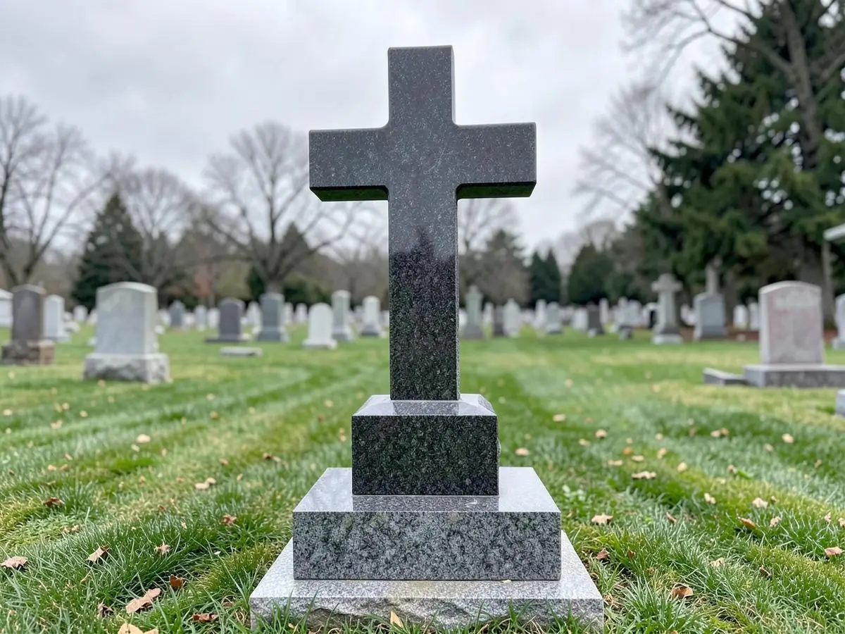 Crosses in granite